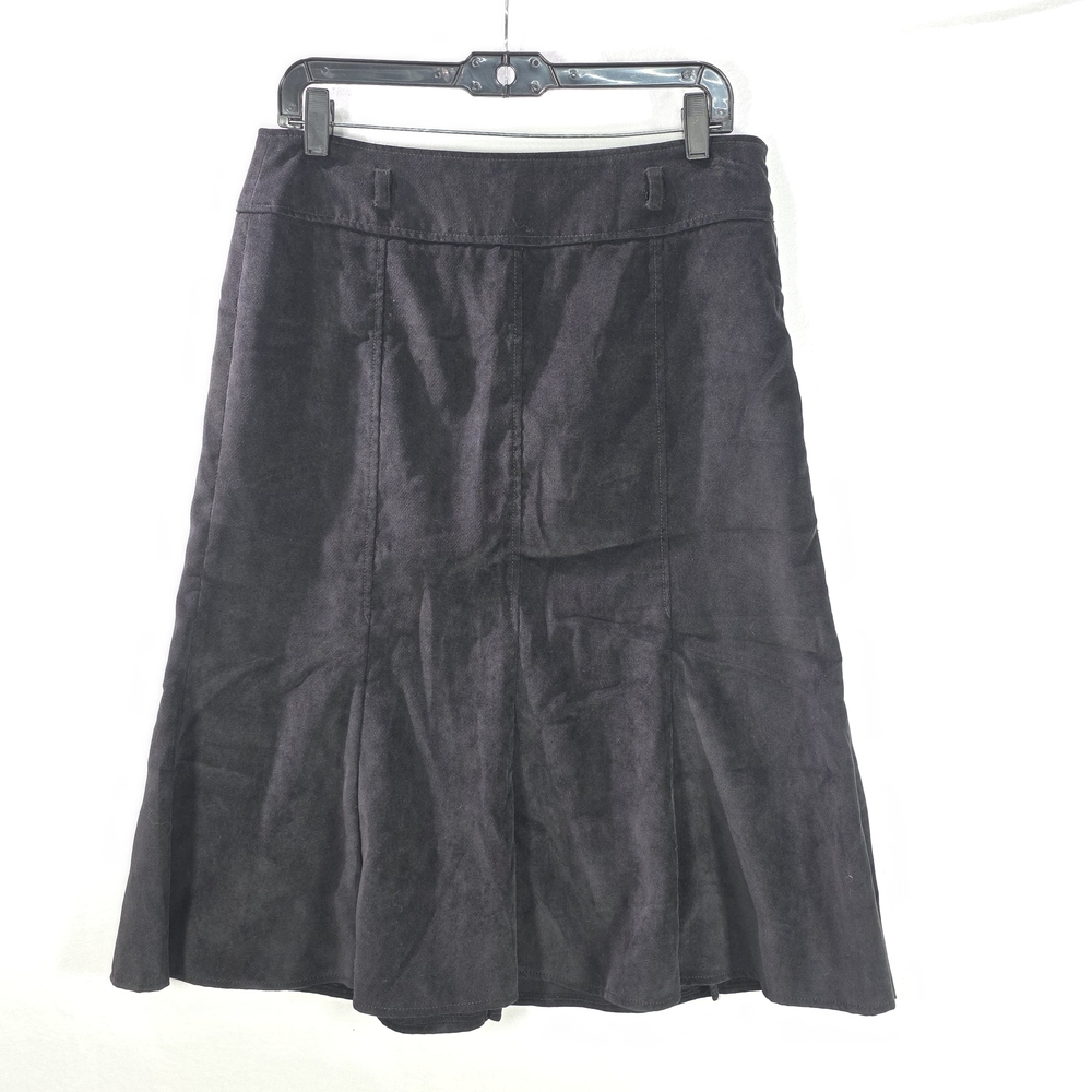 Zac & Rachel Black Corduory Skirt Size 8